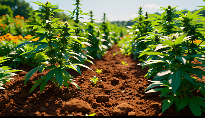 Outdoor Cannabis Grow Garden
